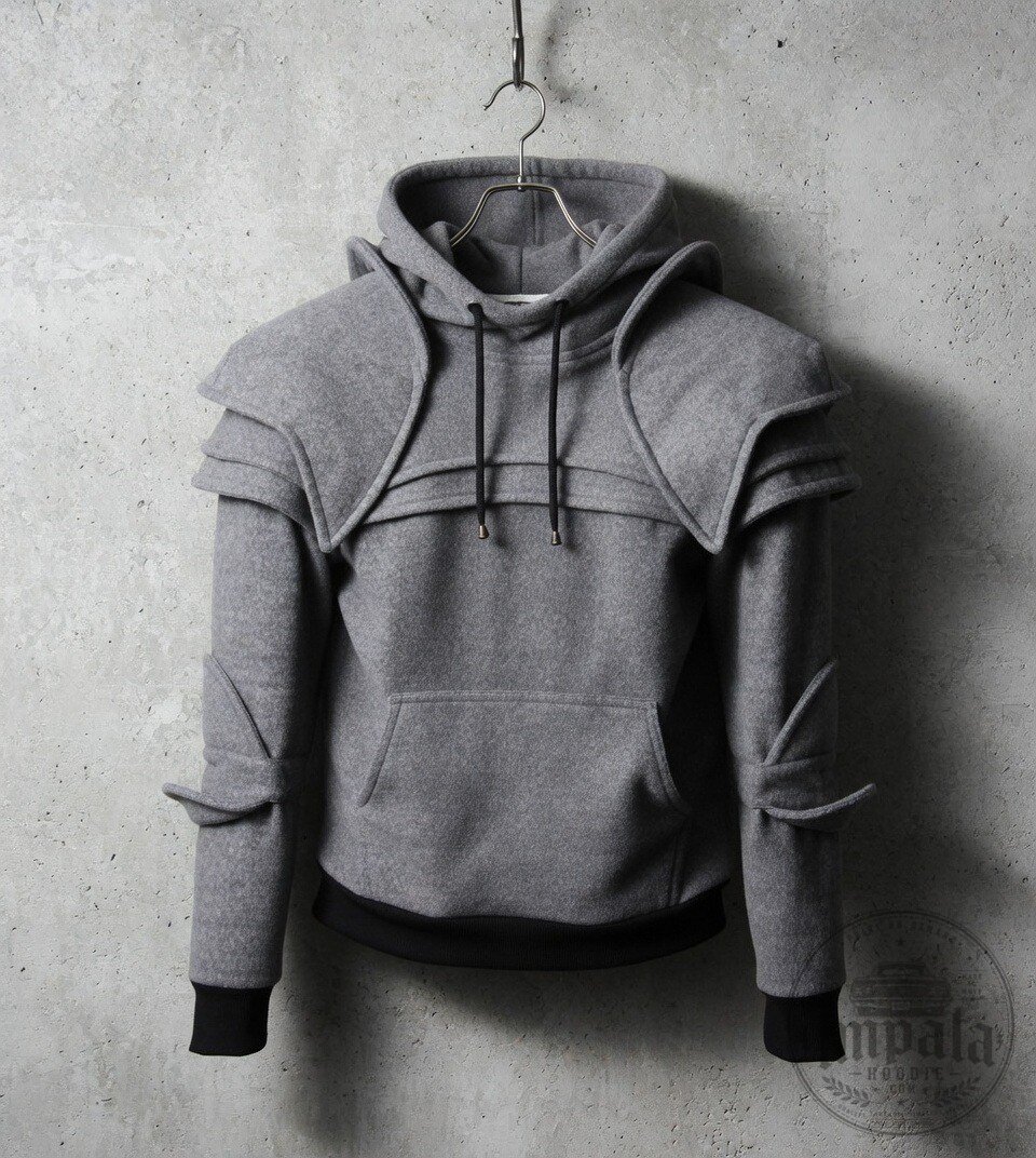 Fantasy Medieval Warrior Knight Armor Hoodie 9 Fantasy Medieval Warrior Knight Armor Hoodie