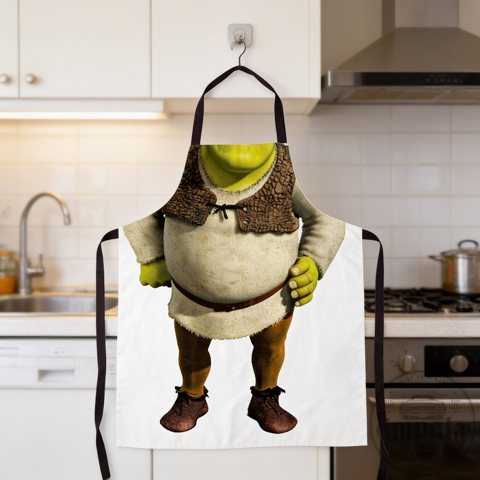 Funny Shrek Kitchen Apron