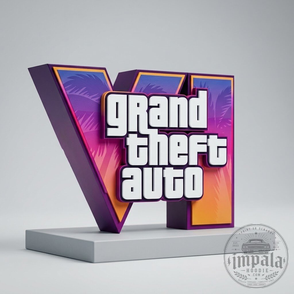 Grand Theft Auto VI GTA 6 Vice City Logo Figure 9 Grand Theft Auto VI GTA 6 Vice City Logo Figure