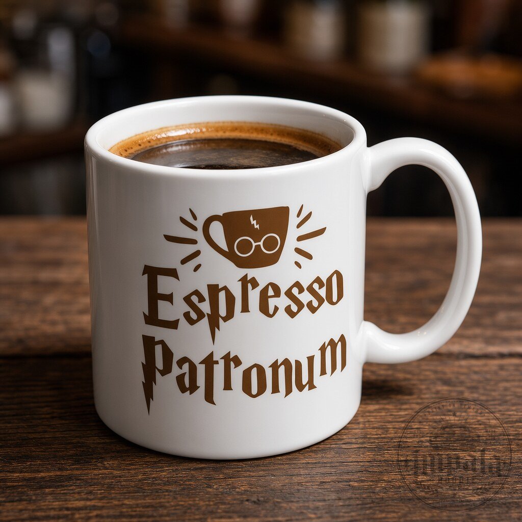 Harry Potter Espresso Patronum Parody Coffee Mug