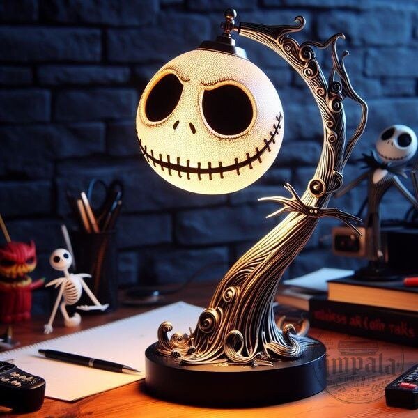 Jack Skellington The Nightmare Before Christmas Decor Night Light