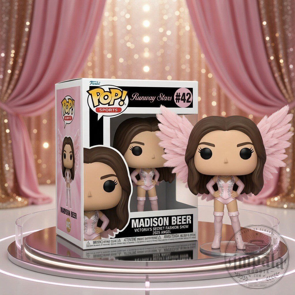 Madison Beer Victoria's Secret Fashion Show 2025 Pink Angel Wings Funko Pop Figure 8 Madison Beer Victoria