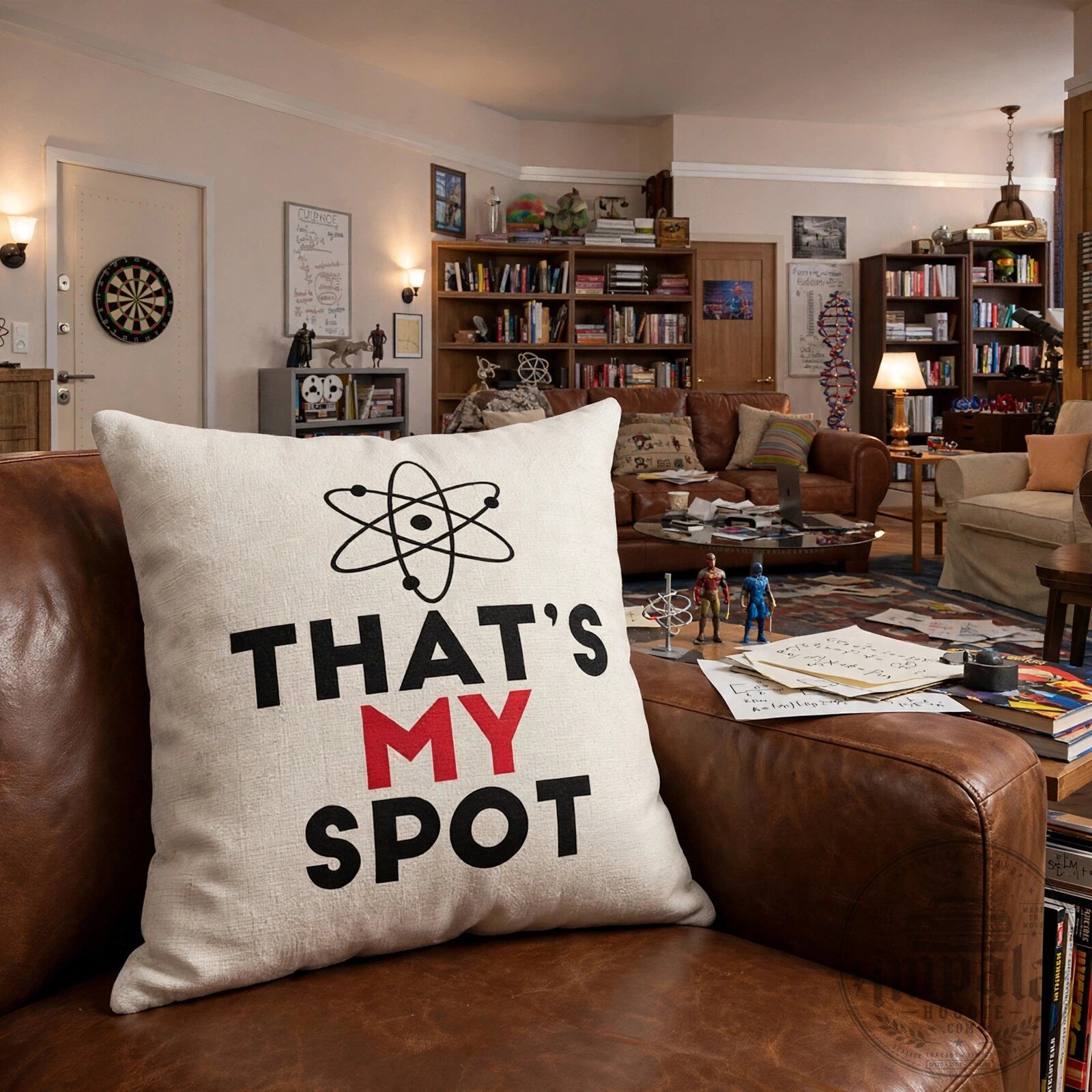 The Big Bang Theory Sheldon Cooper That's My Spot Pillow