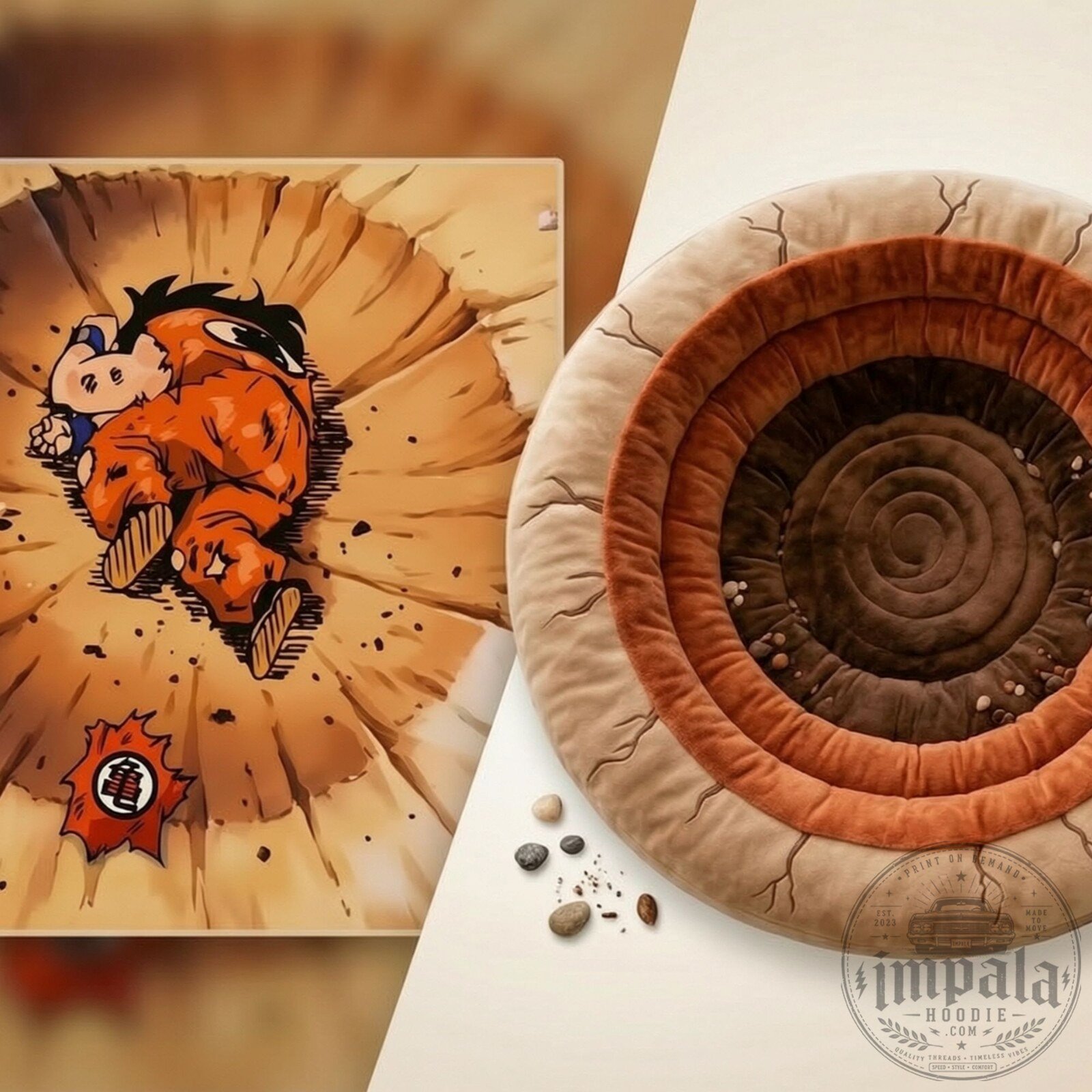 Yamcha Pose Dragon Ball Inspired Pet Bed